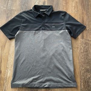 Travis Matthew mens gray golf business polo Small